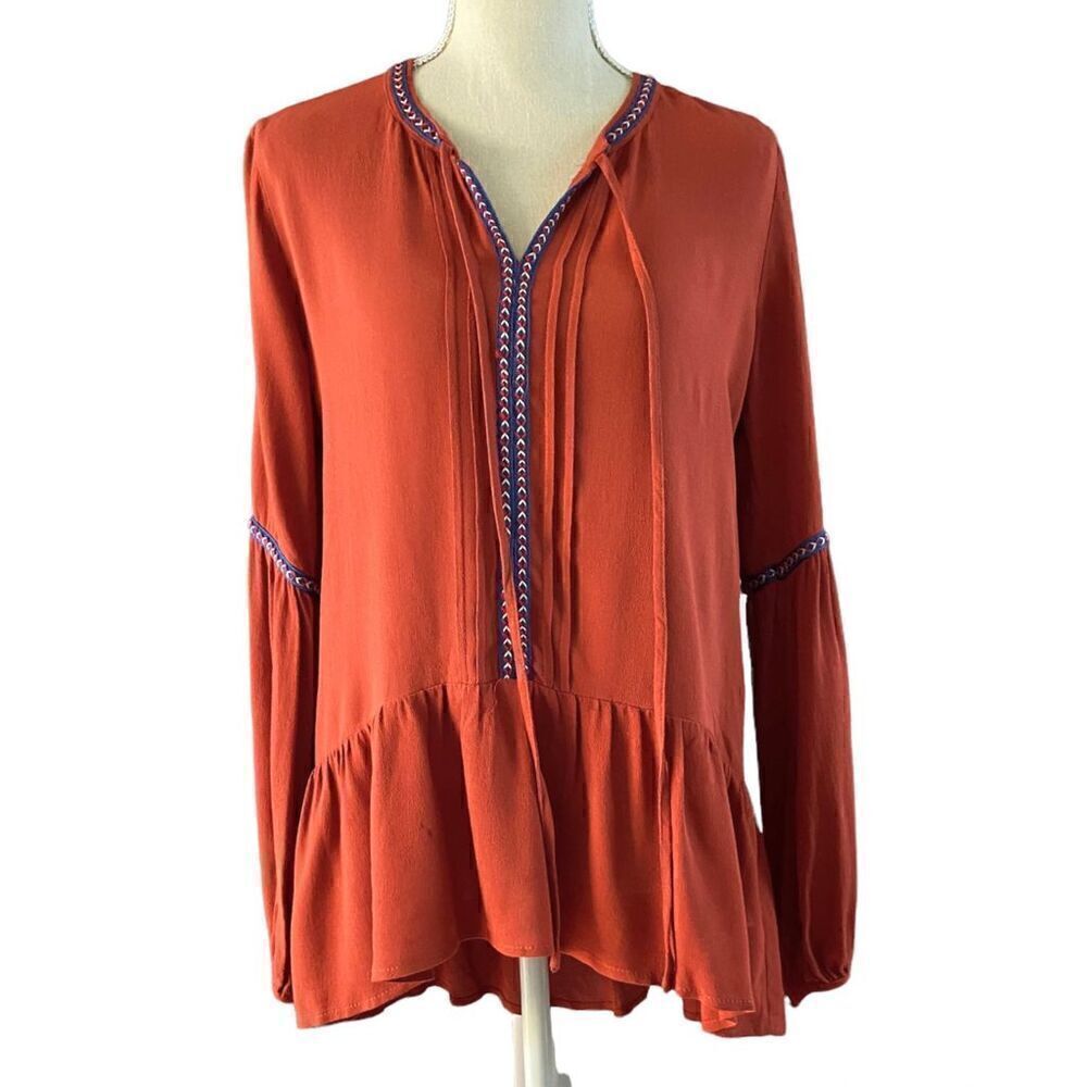 Ro & De Rust Peasant Tunic Boho Blouse XS